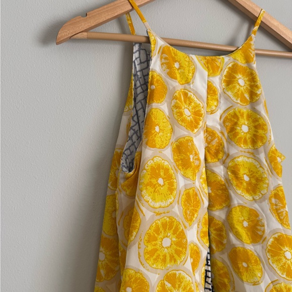 Anthropologie Porridge Lemon Print Layered Look Tank - Picture 8 of 10